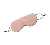 Yardwe de Sommeil Réglable Soie Ice Silk Double Face Chaud Froid Cache Yeux Occultant pour Voyage et Nuit Gris et Rose Lotus