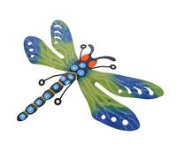 Yardwe Décoration Murale En Métal Représentant Une Libellule En Fer Idéale Pour Lextérieur
