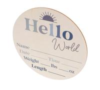 Yardwe Disques Pour Étapes Importantes De De Naissance Né De Table Pour Shower Accessoires De Naissance Panneau De Nom Fleur