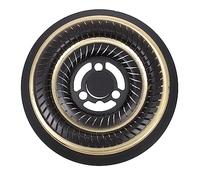 Yardwe Distributeur matériel Bouton de poêle brûleurs avancés Top brûleurs Barrette entrée cuisinière Cooker gazinière Plaque Cuisson brûleur à gaz brûleur de Cuisine Acier Black
