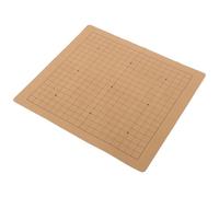 Yardwe Échiquier Pliant Accessoire Pratique et Portable en Cuir Marron Couleur Aléatoire pour Jeux D'échecs, Parties Voyage