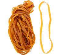 Yardwe Élastiques Épais Réutilisables 45 Pièces en Caoutchouc Jaune 10mm Larges pour Emballage Alimentaire et Travaux Manuels Robustes