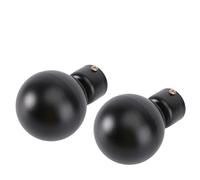 Yardwe Embouts Décoratifs en Fer pour Tringle à Rideaux 2pcs, Design Élégant et Fonction Décoration Fenêtre, pour Chambre et Salon