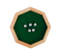 Yardwe en Bois pour Adultes Fournitures de Fête 1 Set de 6 Dés Jouets de Bar Activités de Groupe pour Ktv Club et Pub