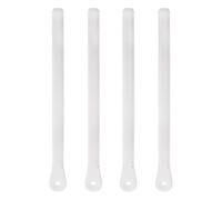 Yardwe Ensemble De 4 Sangle de Chaussure de Ski Réglable pour Fixations de | Métal et PVC, Boucles à Insert, avec Vis, Usage Entraînement et Glisse pour Adultes
