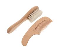 Yardwe Ensemble de Brosses à Cheveux pour Bébé Brosse Douce en Peigne Set de Toilettage pour Né Bain Soins Capillaires Matériaux Pratique pour Nouveaux Parents