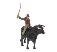 Yardwe Ensemble de Jouets de Corrida en Résine Figurines de Torero et Décoration pour Garçon et Filles Modèle Réaliste Jouets de Tauromachie pour Intérieur 1 Pièce