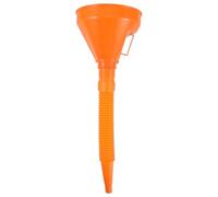 Yardwe Entonnoir de Ravitaillement Flexible Plastique avec Filtre pour Voiture et Moto Large Ouverture Orange pour Transfert Rapide Huile Essence et Eau