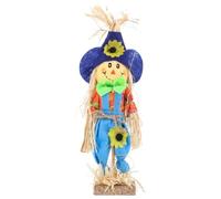 Yardwe Épouvantail de Récolte de Thanksgiving d'automne Épouvantails d'automne de 30 Cm de Haut Figurines D'épouvantail Debout Piquet de Jardin pour La Fête de Thanksgiving en Plein
