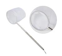 Yardwe Épuisette de Pêche Télescopique en Abs Mini Portable, Poignée Ergonomique, Facile à Transporter pour Eau Douce et Eau Salée