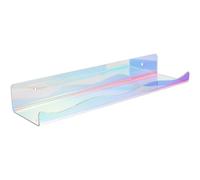 Yardwe Étagère Murale pour l'espace Mural pour Rangement de Disques Vinyles et Bouteilles de Vernis à Acrylique Colorée Design Élégant et Fonctionnel