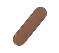 Yardwe Étui À Stylos en Cuir Rétro Pochette Portable Porte-Crayons 15 X 3 5 Cm 1 Pièce (Marron)