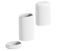 Yardwe Étui de Voyage pour Brosse à Dents Pot de Rangement pour Brosse à Dents et Dentifrice avec Couvercle et Gobelet pour Voyages