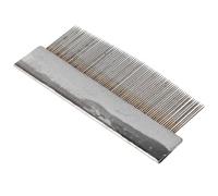 Yardwe Fer Argenté Peigne à Archet de Violon pour Entretien et Coiffage des Archets de Violon et Erhu Portable 84 Dents, Outil Multifonction pour Musiciens et Étudiants
