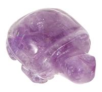 Yardwe Figurine Sculpture Tortue de en Décorative Pourpre et Compacte Artistique Unique Décoration de et Maison