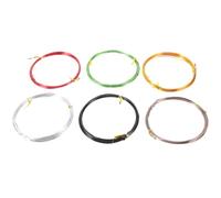 Yardwe Fil de Palissage pour Bonsaï en Aluminium Coloré 1.0mm X 5m, 6 Pièces pour Modelage et Repositionnement des Branches, Outil pour Jardinage et Entretien des Plantes Grimpantes