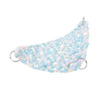 Yardwe Filet Escalade Perroquet Corde Tressée Hamac Triangle Suspendu pour Cage Jeu Dactivité Stimulant et pour Perroquets