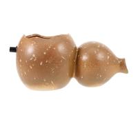 Yardwe Fontaine Eau Céramique Forme De Gourde Décoration pour Aquarium Et Jardin Système De Recyclage Eau Accessoire pour Poissons Petite Fontaine Intérieure Exterieure