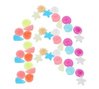 Yardwe Galets Lumineux Phosphorescents pour Aquarium et Jardin Pierres Décoratives en Résine 15 CM 1000 Pièces Galets Sensoriels Lumineux Résistants à l'eau pour Aménagement