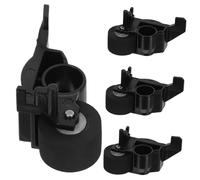 Yardwe Galets Presseurs pour Magnétophone à Bande Set de 4 en Plastique Noir de 10 Mm Conception Précise et Amélioration des Performances, Accessoire pour Enregistreur