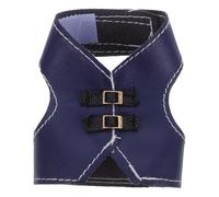 Yardwe Gilet de Selle pour Oiseaux, Combinaison de vol en Similicuir, Tablier pour perroquets et Poulets, Protection pour volailles, vêtements de Protection pour Festivals, Bleu Clair, Taille M