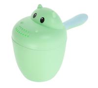 Yardwe Gobelet de Bain Garçon Fille Forme Hippopotame pour Rincer Shampoing Design Dessin Animé avec Poignée Bain Garçon Fille
