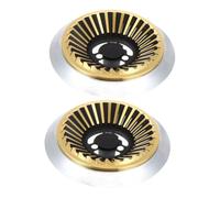 Yardwe Grilles De Brûleur Pour Cuisinière À Gaz En Acier Inoxydable Lot De 2 Support Pour Wok Diffuseur De Chaleur Pour Cuisinières À Gaz Électriques Non Conçues Faciles À Nettoyer