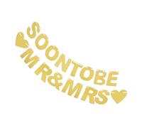 Yardwe Guirlande de Fanions Jaune en Papier Léger et Réutilisable pour Décoration de Fête de Mariage Style Européen -dessus Table