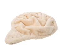 Yardwe Hamac de Rechange pour Arbre à Chat 33 Cm en Peluche Moelleuse Couleur Beige Crème, Lit Suspendu Confortable pour Chatons et Petits Animaux, Accessoire Adaptable pour Cage