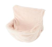 Yardwe Hamac Suspendu pour Chat Doublé De Peluche Perchoir De Fenêtre Confortable pour Chats Dintérieur Douceur Chinchilla Beige