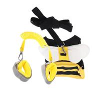 Yardwe Harnais Sécurité Garçon et Filles avec Laisse Réglable, Mini Paquet à Dos Abeille Jaune, Harnais pour Tout-petit 1-3 Ans, Matière Douce Respirante, Poignet Anti-perte pour Sorties