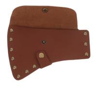 Yardwe Housse de Protection Étanche en Pu pour Manche de Hache Marron avec Garde de Sécurité, pour Camping et Jardinage, Style Simple et Résistant