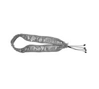 Yardwe Housse de Protection pour Tambour à Langue Acier Corde Coton Tressé pour Transport Facile Accessoire Décoratif Rayures pour Tambour