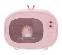 Yardwe Humidificateur D'air de Bureau USB Mini 240ml avec Veilleuse Led, Diffuseur D'arômes Portable en Abs et Silicone pour Table de Nuit ou Bureau Style Aléatoire