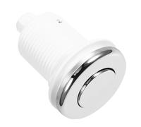 Yardwe Interrupteur Pneumatique Blanc Bouton Poussoir Multifonction en Plastique Abs et Ressort INOX 304, sans Fissures ni Déformation, pour Salle de Bain