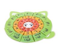 Yardwe Jeu Éducatif Musique Piano avec Flashcards et Puzzle Cercle des Accessoires Pédagogiques Durables pour Garçon Fille et Débutants Outils Rythmique et Musicale pour Classes et