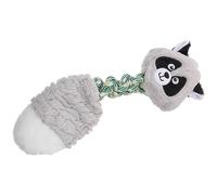 Yardwe Jouet à Mâcher pour Chien Jouet Animaux Forme De Laveur avec Accessoire Indestructible pour Chiots Et Chiens Réduit Ennui Et Favorise Une Bonne Humeur