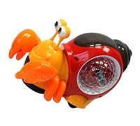 Yardwe Jouet Musical Éducatif Lumière LED Jouet De Marche Et Rampe avec Sensorielle pour Garçon Fille Et Tout Couleur Orange sans Piles