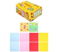 Yardwe Jouets pour bébés de 6 à 12 Mois - Boîte à mouchoirs Montessori pour bébés de 6 à 12 Mois - Mouchoirs Doux et froissés - Livre sensoriel pour de 1 an (garçon ou Fille) - Éveil précoce