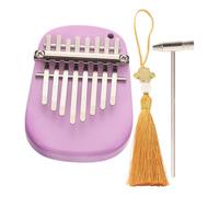 Yardwe Kalimba Mini Portable Touches Piano à Pouce Bois pour Débutants Instrument de Musique Pratique et Compact pour Voyager et Jouer Plein Air