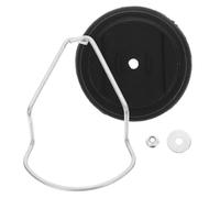 Yardwe Kit 4 Pièces Accessoires pour Coupe-bordures sans Fil Jardin, Écrou Rondelle Vis et Couvercle Base Noir, Compatible Tondeuse Pelouse, Entretien Facile et Remplacement Rapide