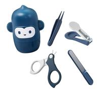 Yardwe Kit De Manucure Pour Garçon Fille Avec Coupe-ongles Ciseaux à Ongles Et Pince à Épiler Un Étui