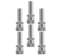 Yardwe Laiton Buse de Brumisation Anti-Fuite, Basse Pression, 6 Pièces | Joint Torique Auto-étanche, Inoxydable, Installation Facile, pour Petite Fontaine et Usage Extérieur Froid