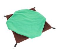 Yardwe Lit Hamac Suspendu pour Petits Animaux, en Polaire Chaude et Laine Tricotée, Accessoire Confortable pour Cage, pour Furets et Rats
