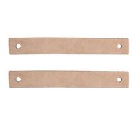 Yardwe Lot 2 Pièces Plaquettes de Frein pour Vélo d'Appartement en Cuir de Vachette Compatibles Freins à Levier Usage Prolongé