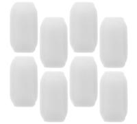 Yardwe Lot de 10 Agitateurs Magnétiques Blancs en Ptfe pour Laboratoire, Tige D'agitation Résistante à Haute Température pour Mélange Complet des Échantillons Réutilisable