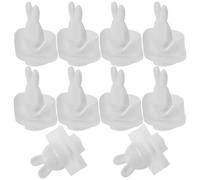 Yardwe Lot de 10 Bouchons Étanches pour Bouillotte 25X4 CM Bouchons Portables en Plastique pour Prise d'Eau Chaude Accessoires de Remplacement Anti-Fuite Adaptés aux Bouillottes de