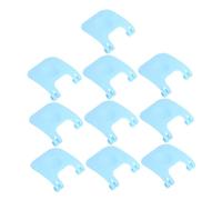 Yardwe Lot de 10 Boucles de Fixation en Plastique pour Cages de Petits Animaux Clips de Stabilité pour et Hamsters Accessoires de Cage Sécurisés