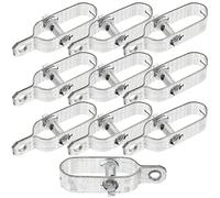 Yardwe Lot de 10 tendeurs de fil en fer et acier - Tendeur de câble en acier robuste - Tendeur de câble en acier - Argenté