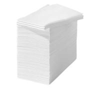 Yardwe Lot de 100 serviettes de table jetables pour fêtes : serviettes d'invités anti-poussière 43 cm x 30 cm, douces et absorbantes, aspect tissu, idéales pour les mariages, les anniversaires